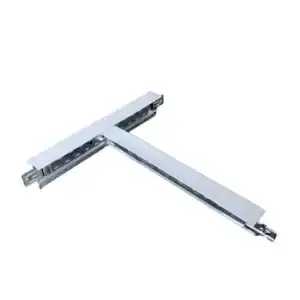 White Flat Aluminum Ceiling T Grid | Lightweight Suspension System for Mineral Fiber Ceiling Tiles