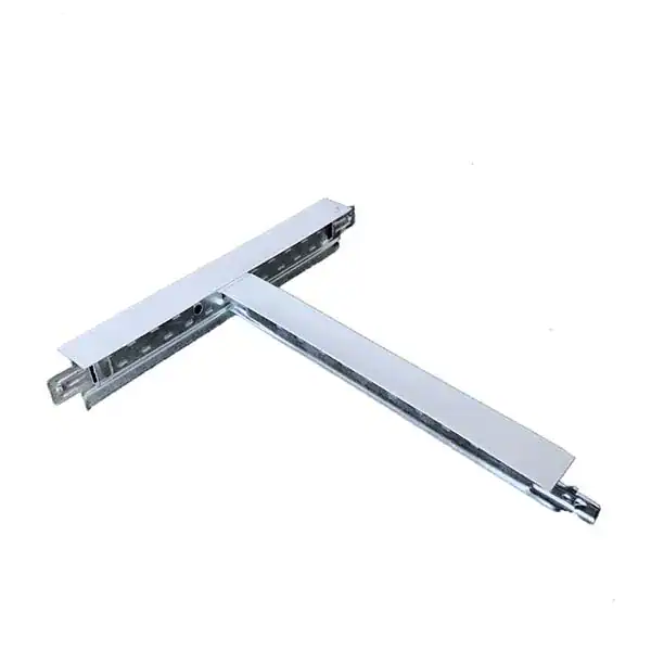 White Flat Aluminum Ceiling T Grid | Lightweight Suspension System for Mineral Fiber Ceiling Tiles