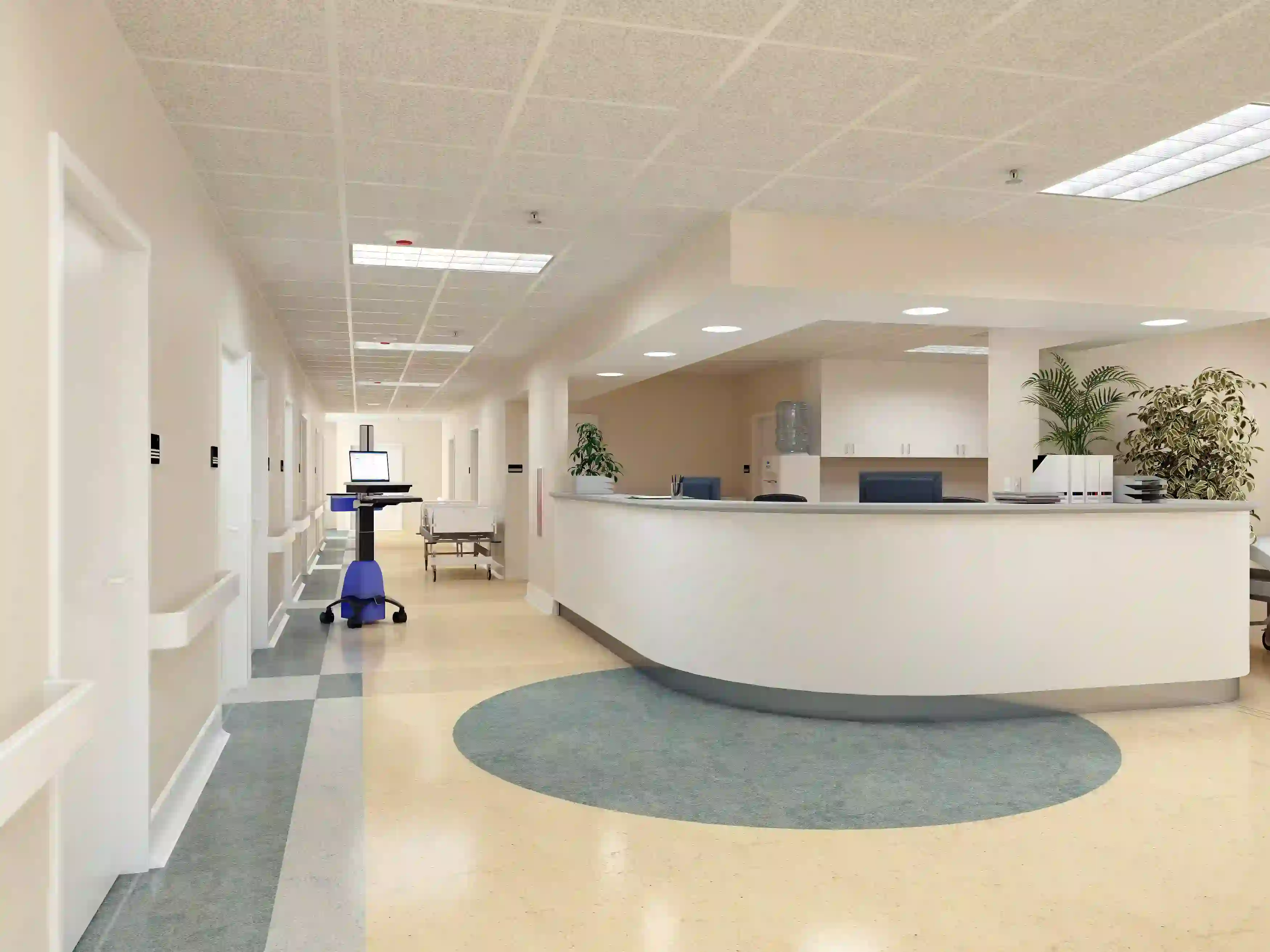Hospital Renovation 8,500㎡ Of Mineral Fiber Ceiling Tiles