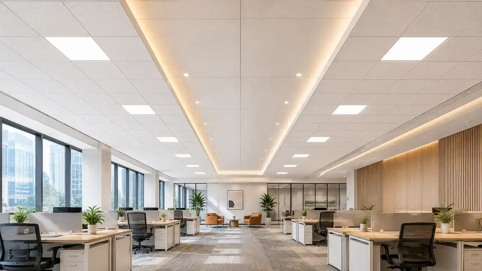 Acoustic Mineral Fiber Ceiling Tile